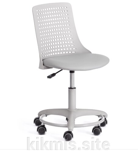 Кресло детское компьютерное «Кидди»KIDDY) серый ткань TCH