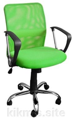 Кресло для персонала 8078 F-5 ткань зеленая ДК от компании Интернет - магазин Kikmis - фото 1