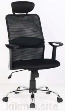 Кресло для персонала 8878 F-1CS комфорт (черный) ДК от компании Интернет - магазин Kikmis - фото 1