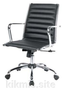 Кресло для персонала 9018 L-2 черный ДК от компании Интернет - магазин Kikmis - фото 1