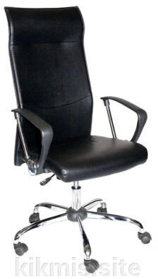Кресло для персонала 9371 L-2 кож/зам черное ДК от компании Интернет - магазин Kikmis - фото 1