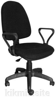 Кресло для персонала  Престиж черное ДК от компании Интернет - магазин Kikmis - фото 1