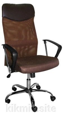 Кресло для посетителей 935 L-2 ткань коричневая ДК от компании Интернет - магазин Kikmis - фото 1
