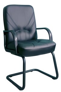 Кресло для посетителей Менеджер Стандарт конференц короткий (чёрн) ДК