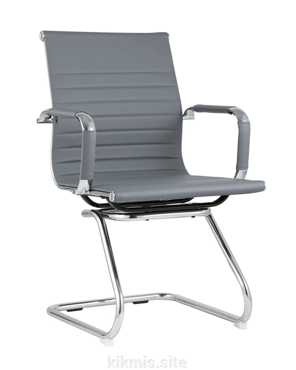 Кресло для посетителей Stool Group TopChairs Visit Серый от компании Интернет - магазин Kikmis - фото 1