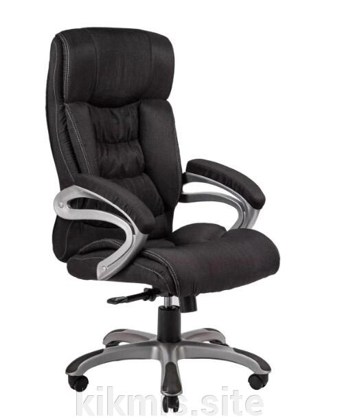 Кресло для руководителя Аллегро рогожка черная МБ пласт ИМ от компании Интернет - магазин Kikmis - фото 1