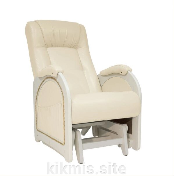 Кресло-гляйдер, модель 48 (Дунди-112/Дуб шампань) Бежевый ##от компании## Интернет - магазин Kikmis - ##фото## 1