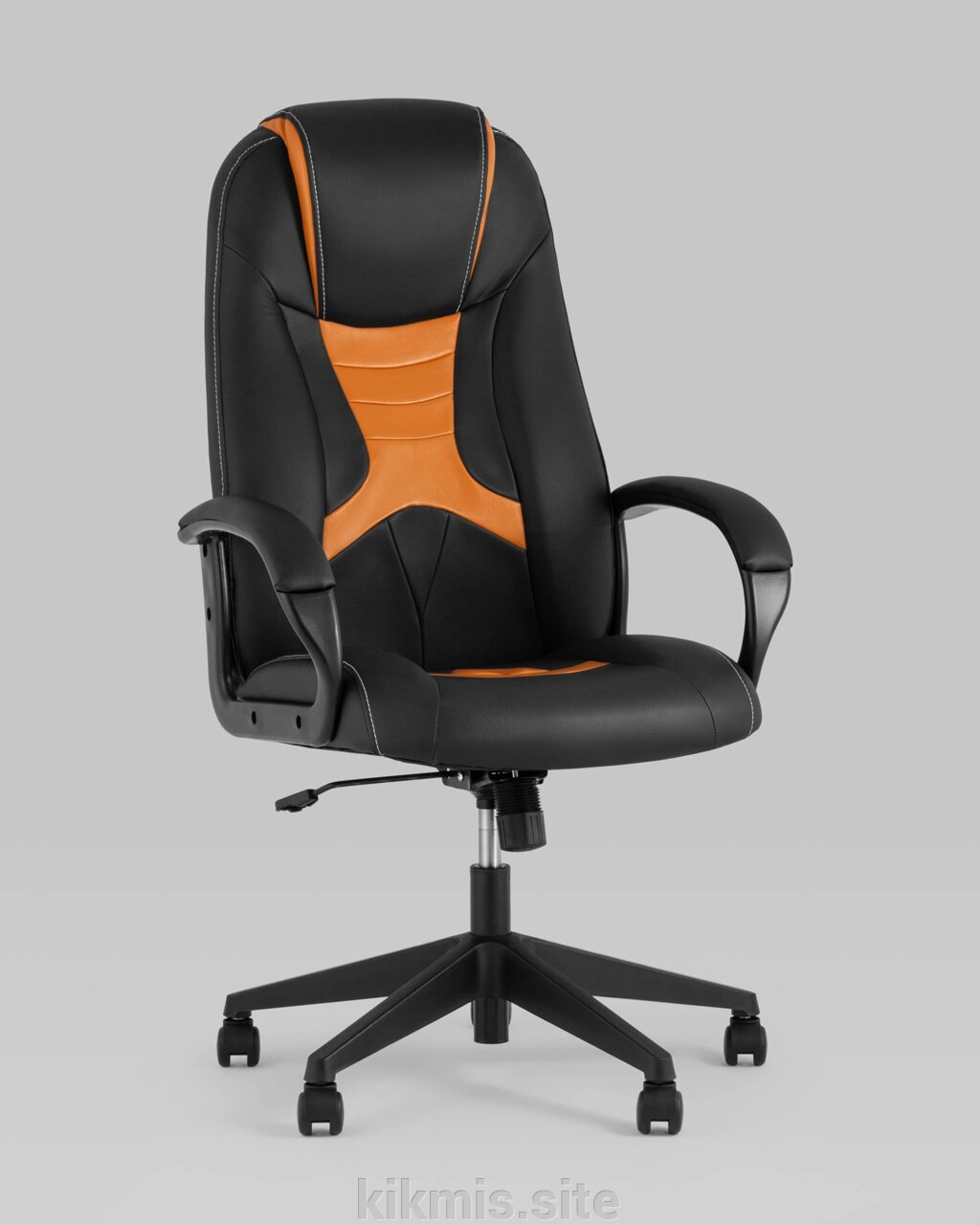 Кресло игровое Stool Group TopChairs ST-CYBER 8 Черный/Оранжевый от компании Интернет - магазин Kikmis - фото 1