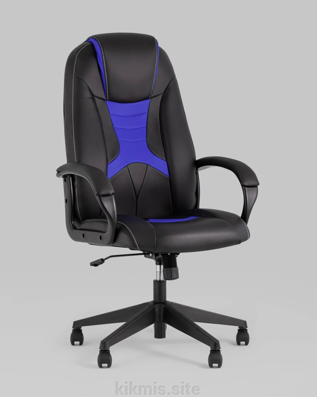 Кресло игровое Stool Group TopChairs ST-CYBER 8 Черный/Синий от компании Интернет - магазин Kikmis - фото 1