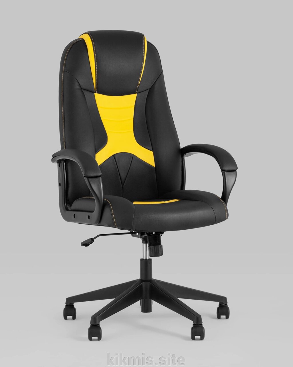 Кресло игровое Stool Group TopChairs ST-CYBER 8 Черный/Желтый от компании Интернет - магазин Kikmis - фото 1