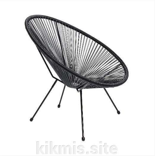 Кресло из иск ротанга цвет черный RH от компании Интернет - магазин Kikmis - фото 1