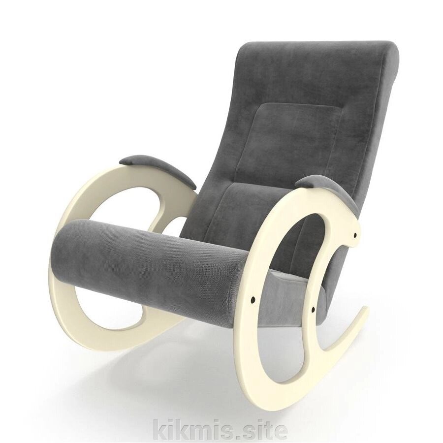 Кресло-качалка Блюз 3 (Дуб шампань / Verona Antrazite Grey) от компании Интернет - магазин Kikmis - фото 1