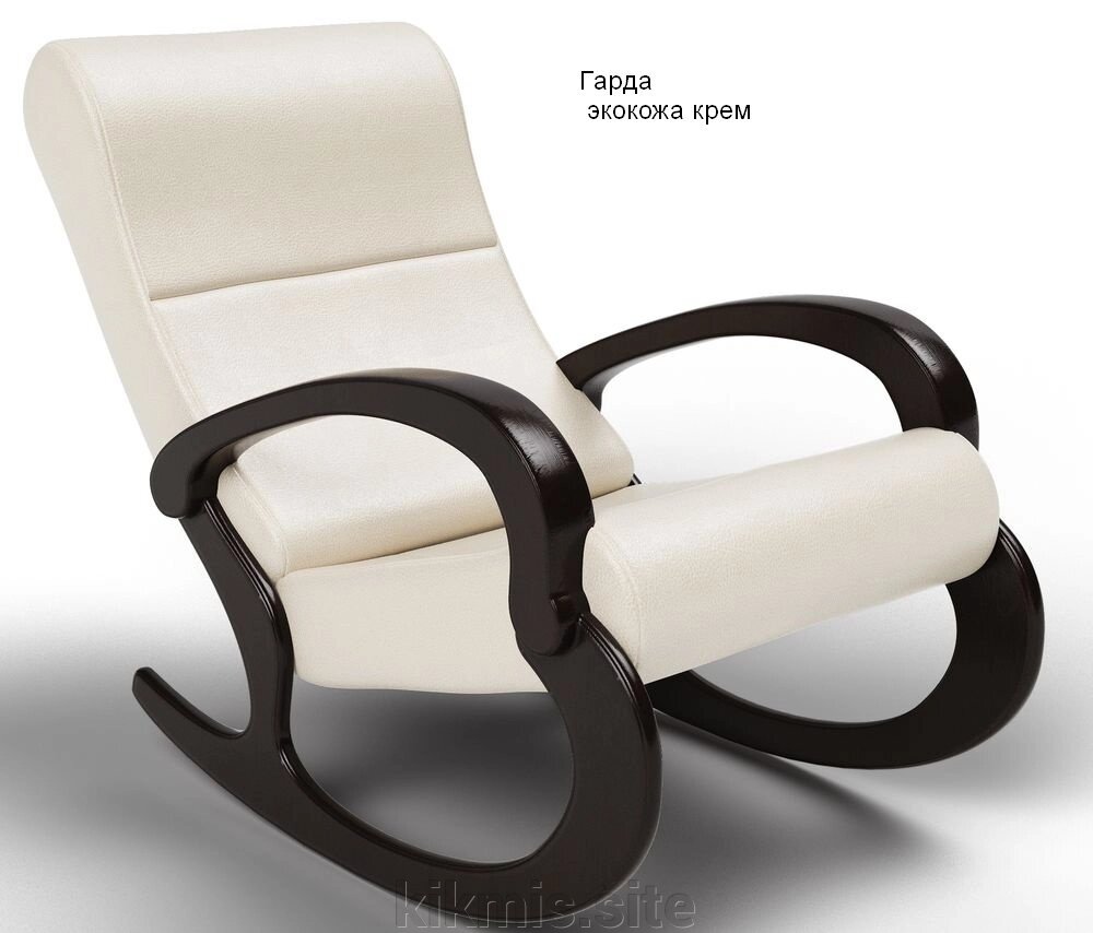 Кресло-качалка Гарда экокожа крем КП от компании Интернет - магазин Kikmis - фото 1