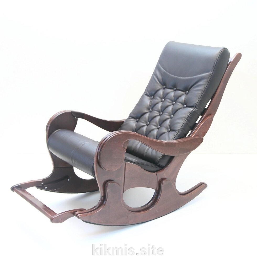 Кресло-качалка Грация с подушкой (без росписи) от компании Интернет - магазин Kikmis - фото 1