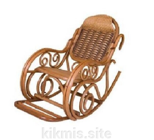 Кресло-качалка из ротанга Rattan Kingdom King от компании Интернет - магазин Kikmis - фото 1
