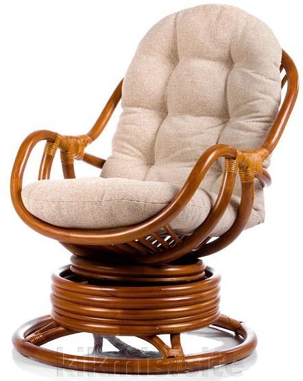 Кресло-качалка Kara с подушкой (004.002) от компании Интернет - магазин Kikmis - фото 1
