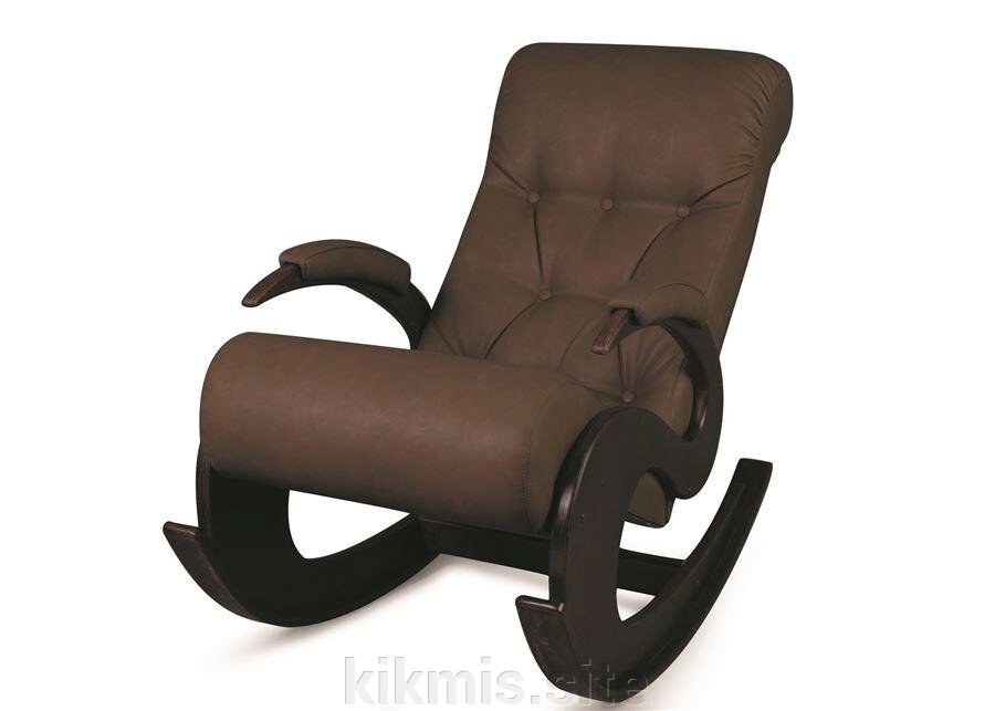Кресло-качалка Лебедь (темный тон / 07 - коричневый) от компании Интернет - магазин Kikmis - фото 1