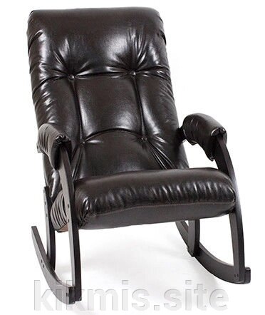 Кресло-качалка, модель 67 экокожа от компании Интернет - магазин Kikmis - фото 1
