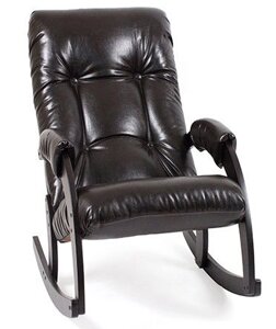 Кресло-качалка, модель 67 экокожа