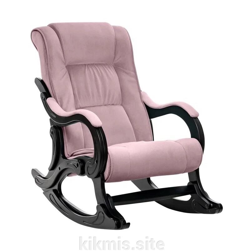 Кресло-качалка модель 77 (Венге / ткань V 11) от компании Интернет - магазин Kikmis - фото 1
