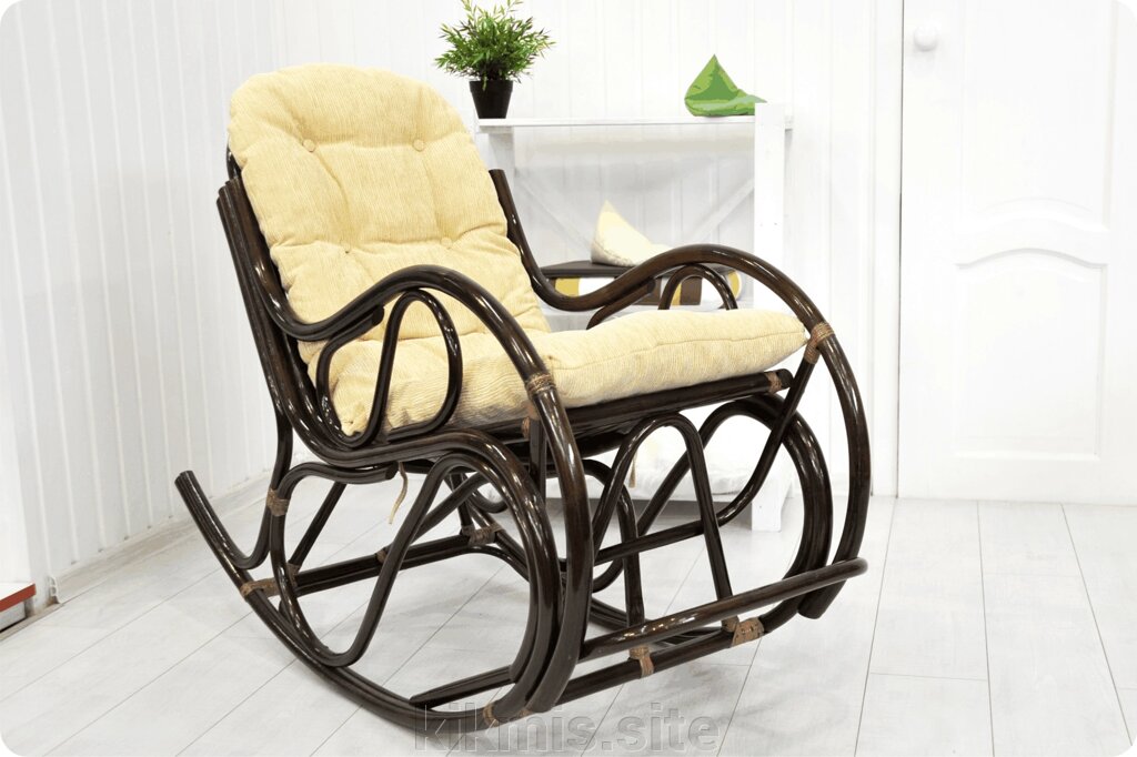 Кресло-качалка с подножкой, 05/17 Браун RH от компании Интернет - магазин Kikmis - фото 1
