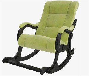 Кресло-качалка Сенатор модель 77 (Венге / Verona Apple Green)