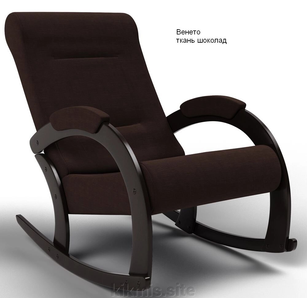 Кресло-качалка "Венето" ткань шоколад от компании Интернет - магазин Kikmis - фото 1