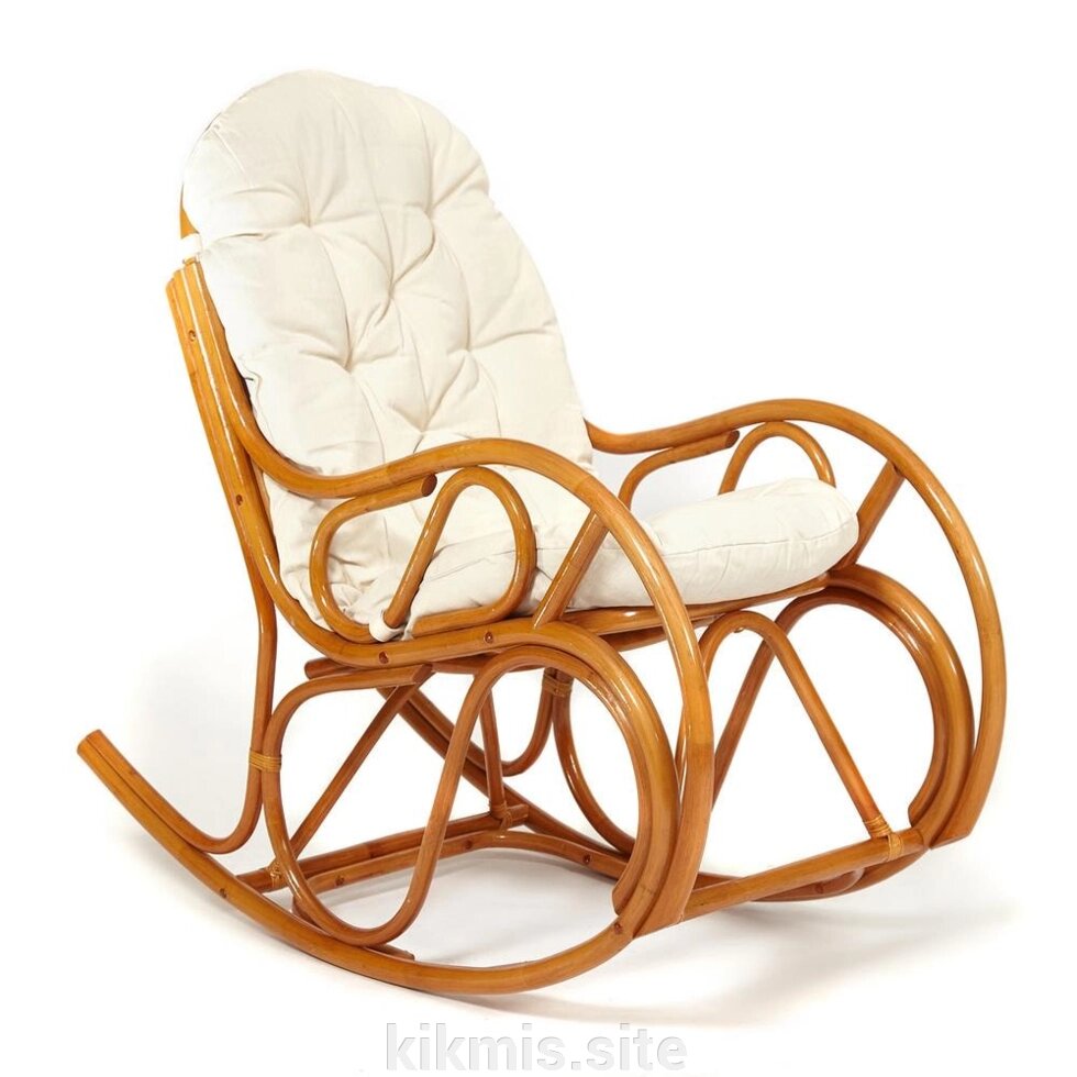 Кресло-качалка VIENNA без подушки (коньяк) ТСН от компании Интернет - магазин Kikmis - фото 1