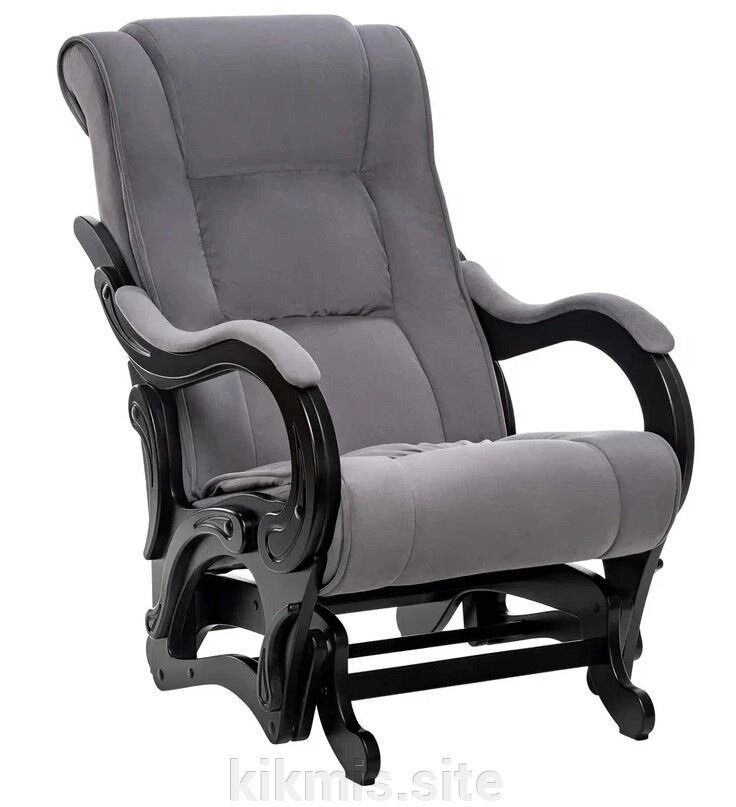 Кресло-маятник модель 78 (Венге / ткань V 32) от компании Интернет - магазин Kikmis - фото 1