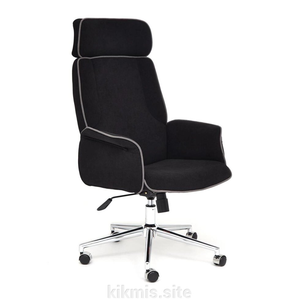 Кресло офисное «Charm» (Черный флок) от компании Интернет - магазин Kikmis - фото 1