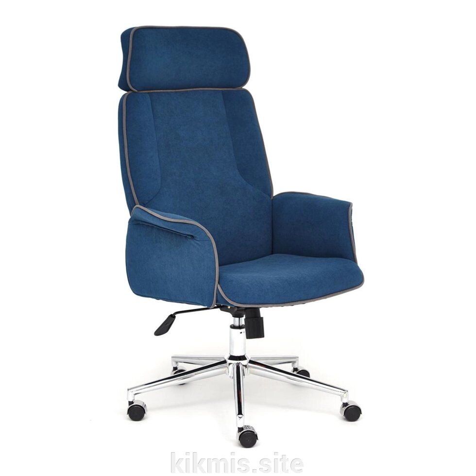 Кресло офисное «Charm» (Синий флок) от компании Интернет - магазин Kikmis - фото 1