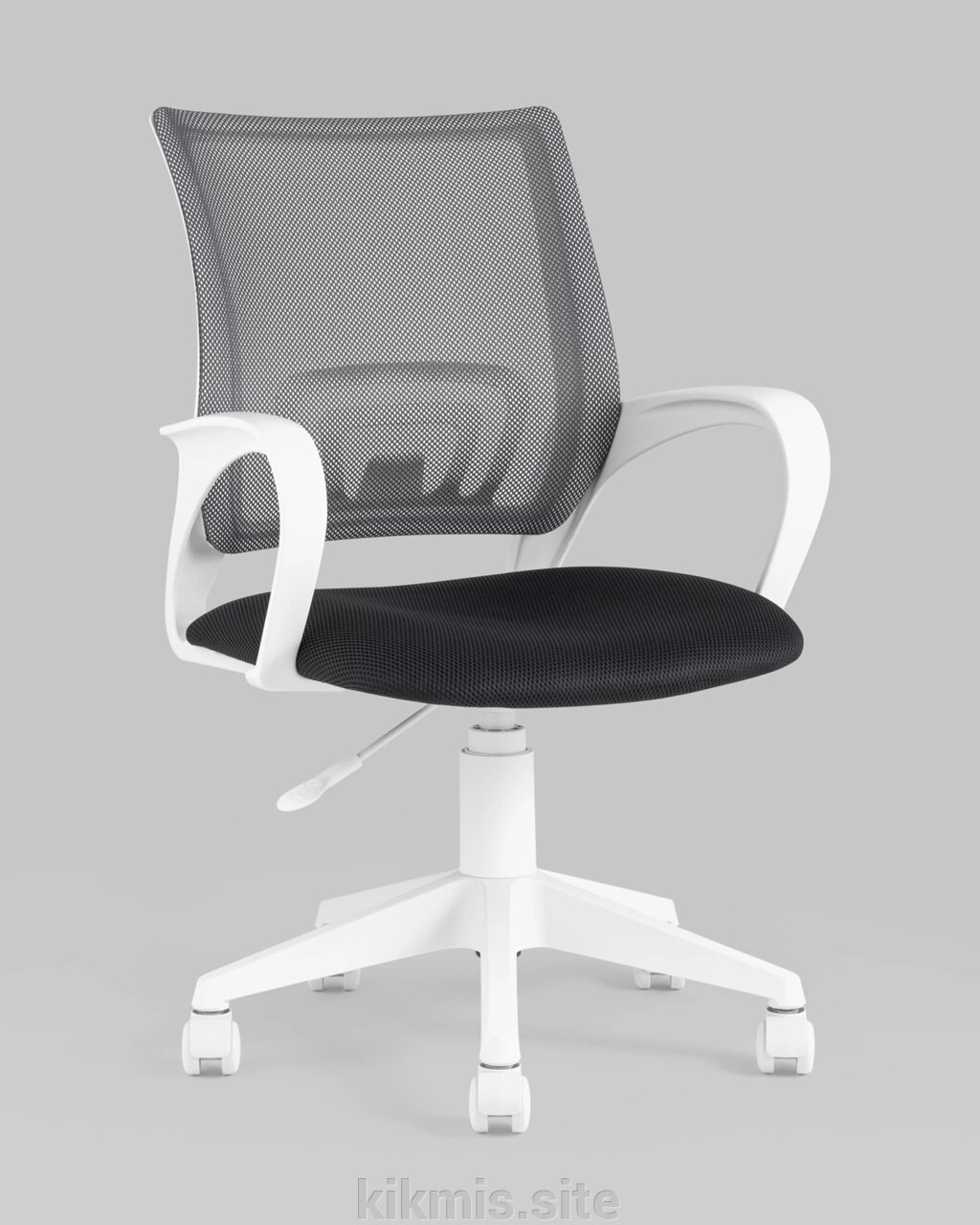 Кресло офисное Stool Group ST-BASIC-W Серый/Белый от компании Интернет - магазин Kikmis - фото 1