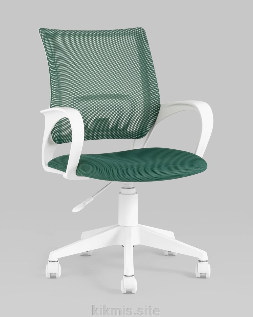 Кресло офисное Stool Group ST-BASIC-W Зеленый/Белый от компании Интернет - магазин Kikmis - фото 1
