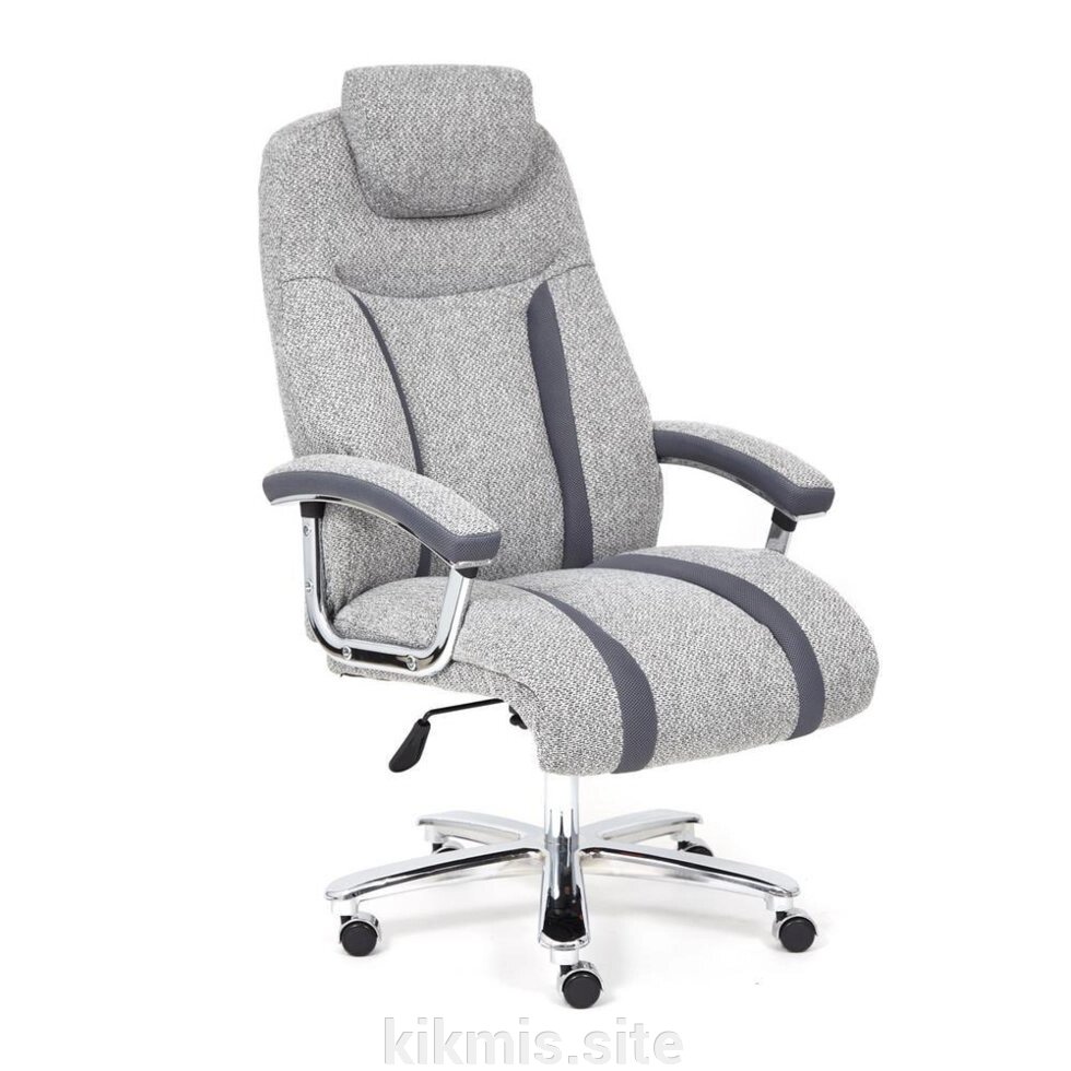 Кресло офисное «Trust» ткань (Серый) от компании Интернет - магазин Kikmis - фото 1