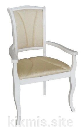 Кресло OP-AC Opera цвет: Butter White СВЕТЛОЕ СИДЕНЬЕ (по 2 шт./1 кор.) 45*53*97 МК от компании Интернет - магазин Kikmis - фото 1