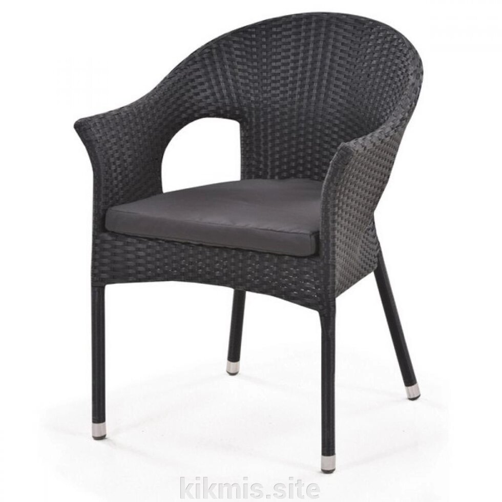 Кресло плетеное Y97A Black от компании Интернет - магазин Kikmis - фото 1