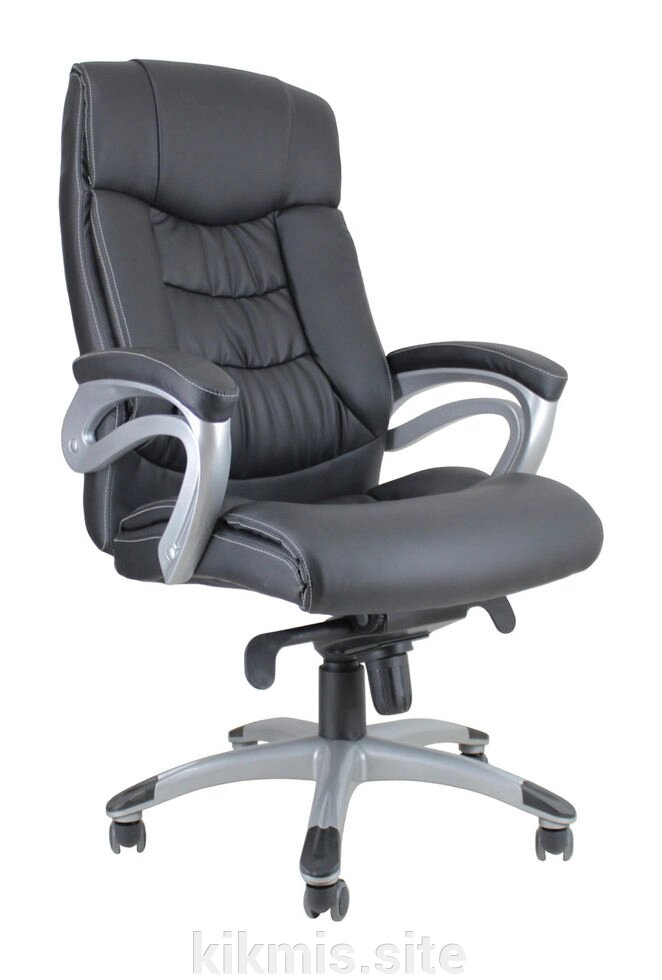 Кресло руководителя Аллегро экокожа черная МБ пласт ИМ от компании Интернет - магазин Kikmis - фото 1