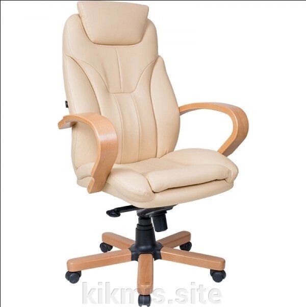 Кресло руководителя Барселона нат кожа крем МБ WD орех ИМ ##от компании## Интернет - магазин Kikmis - ##фото## 1