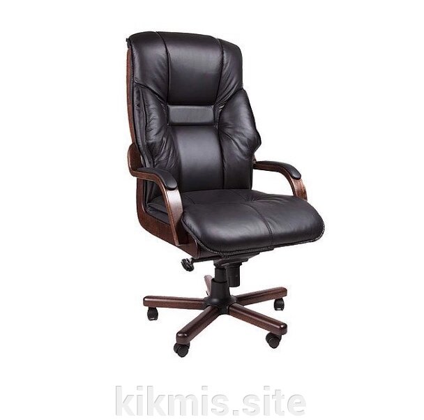 Кресло руководителя Честер нат кожа серый, МБ кантри от компании Интернет - магазин Kikmis - фото 1