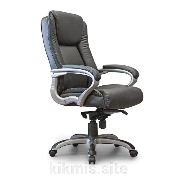 Кресло руководителя Консул экокожа черная МБ ИМ от компании Интернет - магазин Kikmis - фото 1
