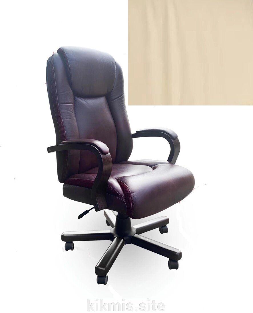 Кресло руководителя Консул нат кожа крем МТГ ИМ от компании Интернет - магазин Kikmis - фото 1