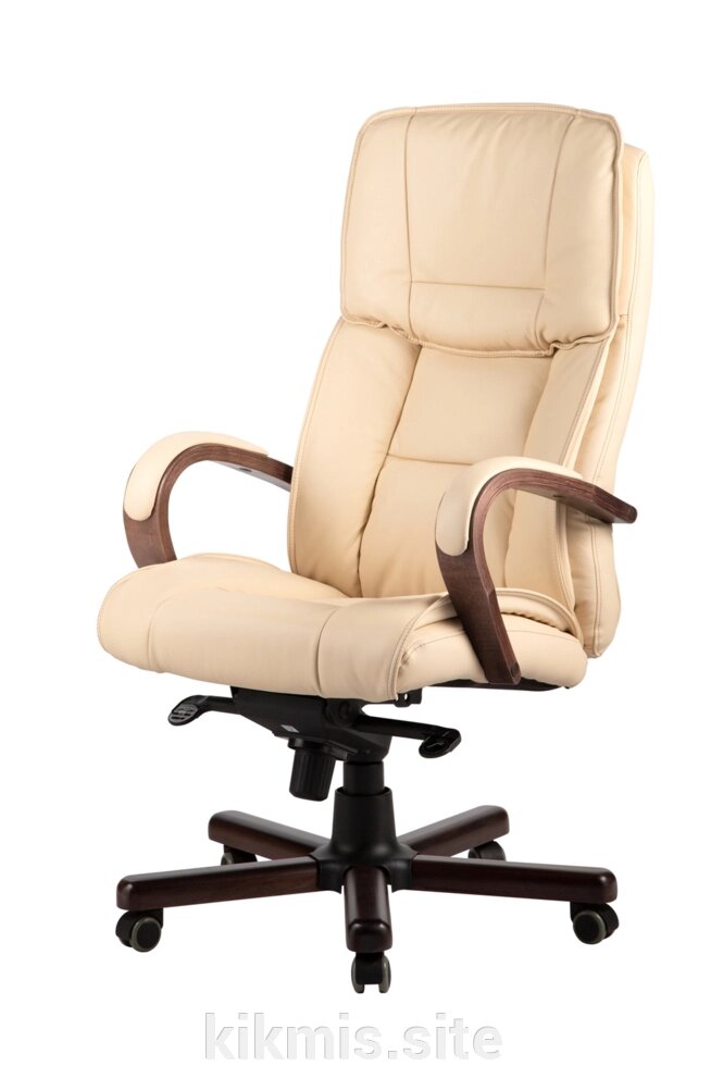 Кресло руководителя Орлеан нат кожа крем МБ дерево ИМ ##от компании## Интернет - магазин Kikmis - ##фото## 1