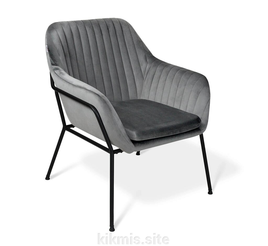 Кресло Sheffilton SHT-AMS2-1 угольно-серый/черный муар от компании Интернет - магазин Kikmis - фото 1
