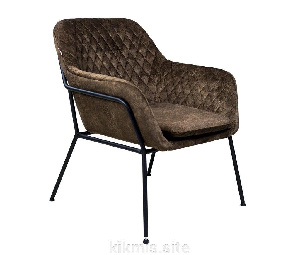 Кресло Sheffilton SHT-AMS2-2 кофейный трюфель/черный муар от компании Интернет - магазин Kikmis - фото 1