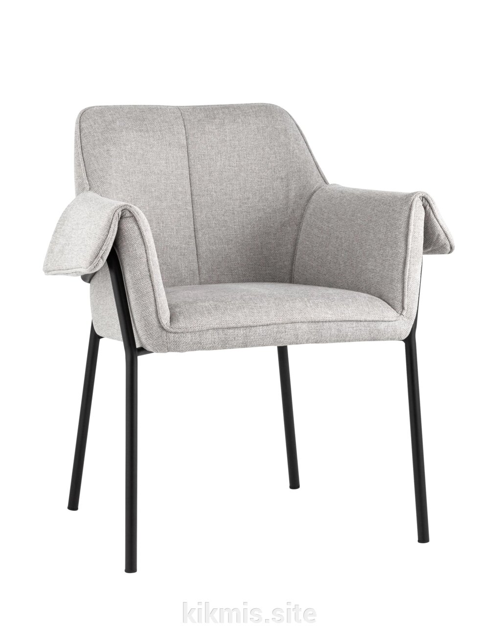 Кресло STOOL GROUP Бесс Рогожка светло-серый от компании Интернет - магазин Kikmis - фото 1
