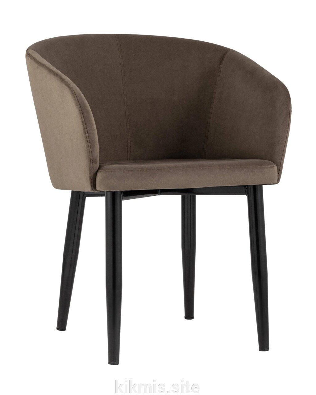 Кресло Stool Group Ральф Велюр коричневый от компании Интернет - магазин Kikmis - фото 1