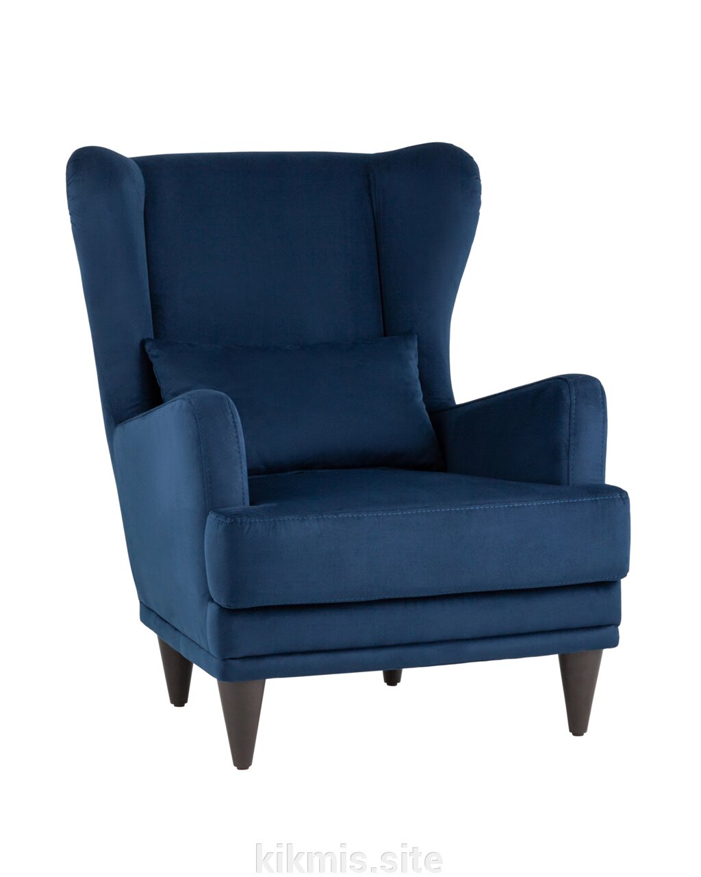 Кресло STOOL GROUP Скотт Велюр темно-синий от компании Интернет - магазин Kikmis - фото 1