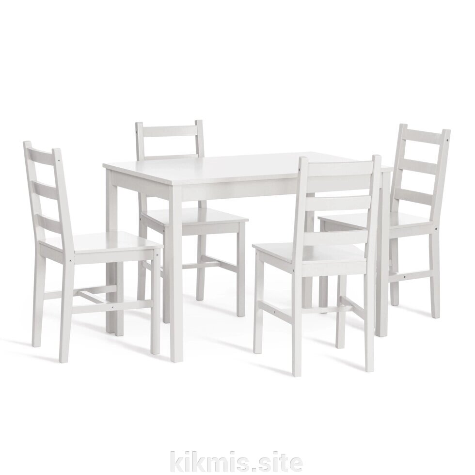 Обеденный комплект Хадсон 2 (стол + 4 стула)/ Hudson 2 Dining Set от компании Интернет - магазин Kikmis - фото 1