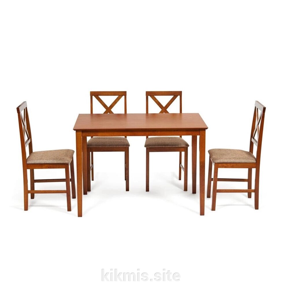 Обеденный комплект Хадсон (стол + 4 стула)/ Hudson Dining Set от компании Интернет - магазин Kikmis - фото 1