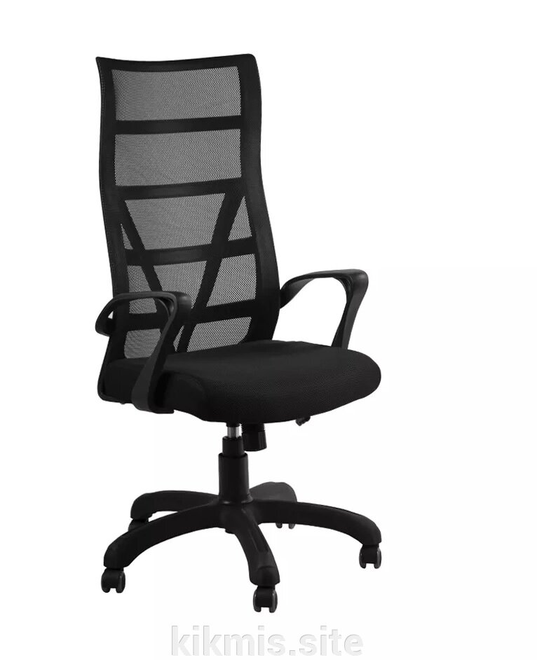 Офисное кресло «Оскар» сетка черн\сетка черн ДТГ пластик от компании Интернет - магазин Kikmis - фото 1